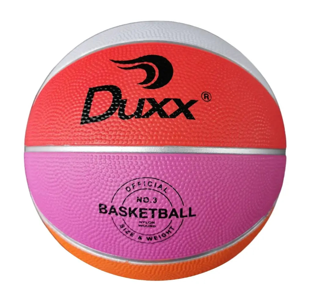 BALON BASKET BALL DUXX HULE ARCOIRIS #3 IMP