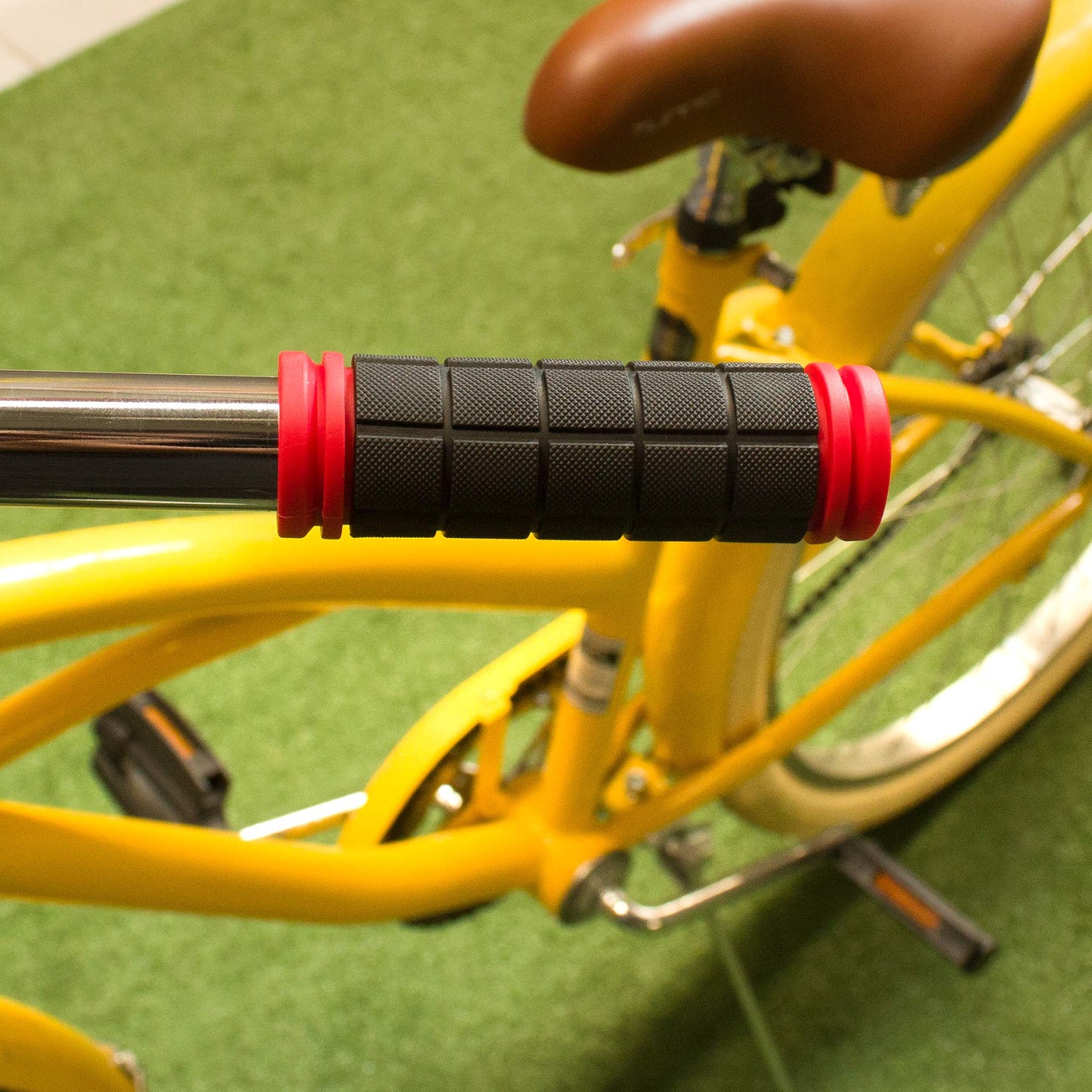 Puños para bicicleta 100mm rojo TPR SZ - 155D Gospel