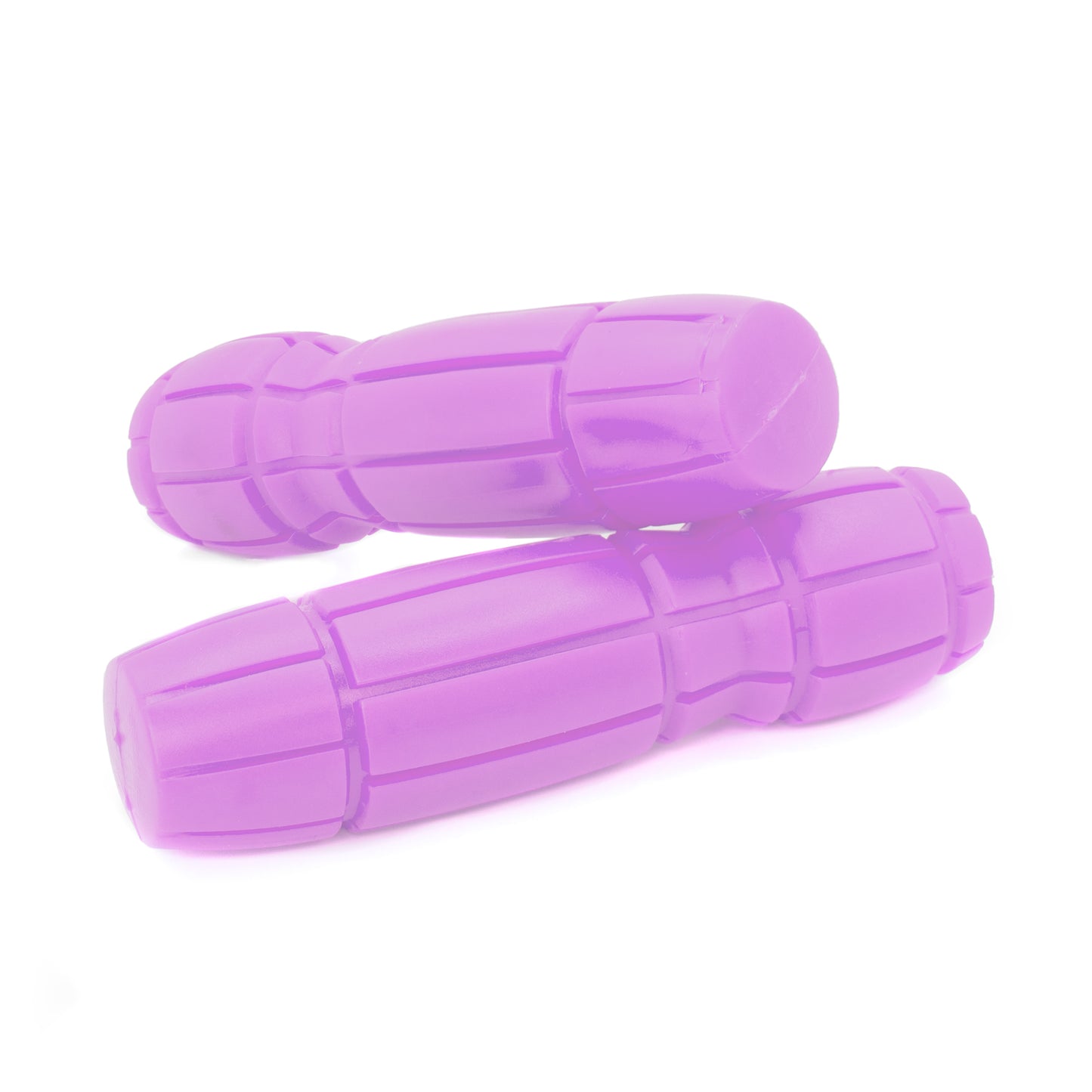 Puños para bicicleta Granada PVC lila pastel