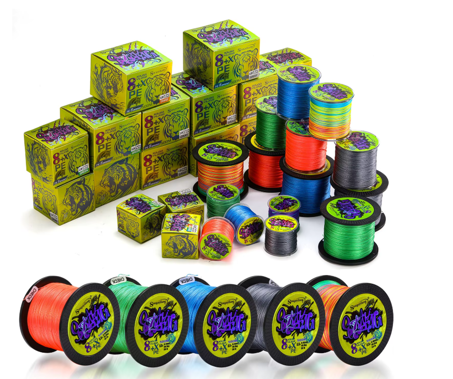Línea de Pesca Trenzada Sougayilang 8+X PE - 4.0# / 0.32mm / 41LB / 300m