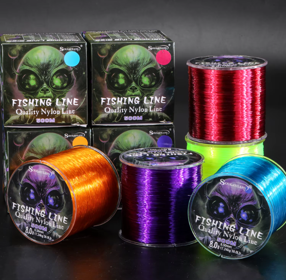 LĂnea de Pesca Sougayilang Nylon Neon - 8.0# / 0.50mm / 38LB / 14.24kg / 500m