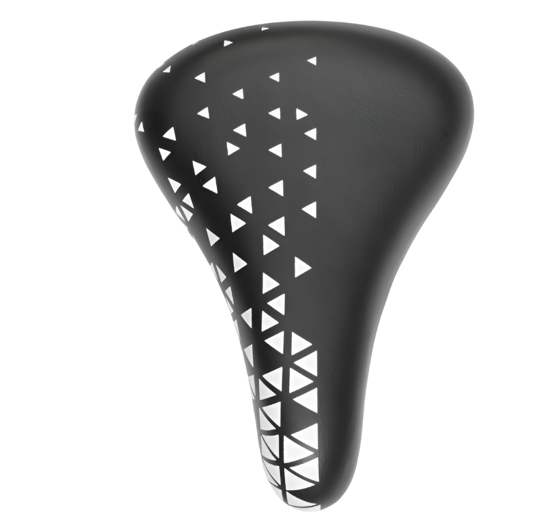 Asiento para bicicleta R12 21 x 15 cm negro-blanco