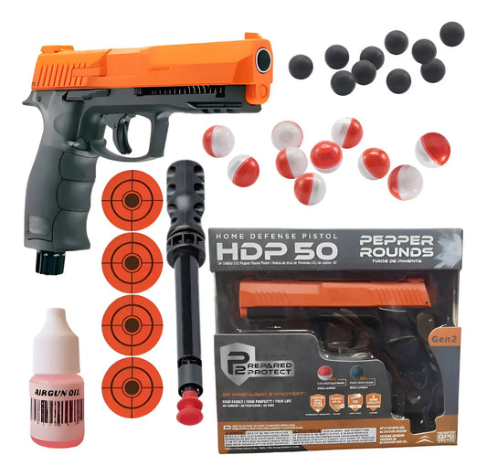 PISTOLA DE DEFENSA HDP 50 CO2 PEPPER ROUNDS