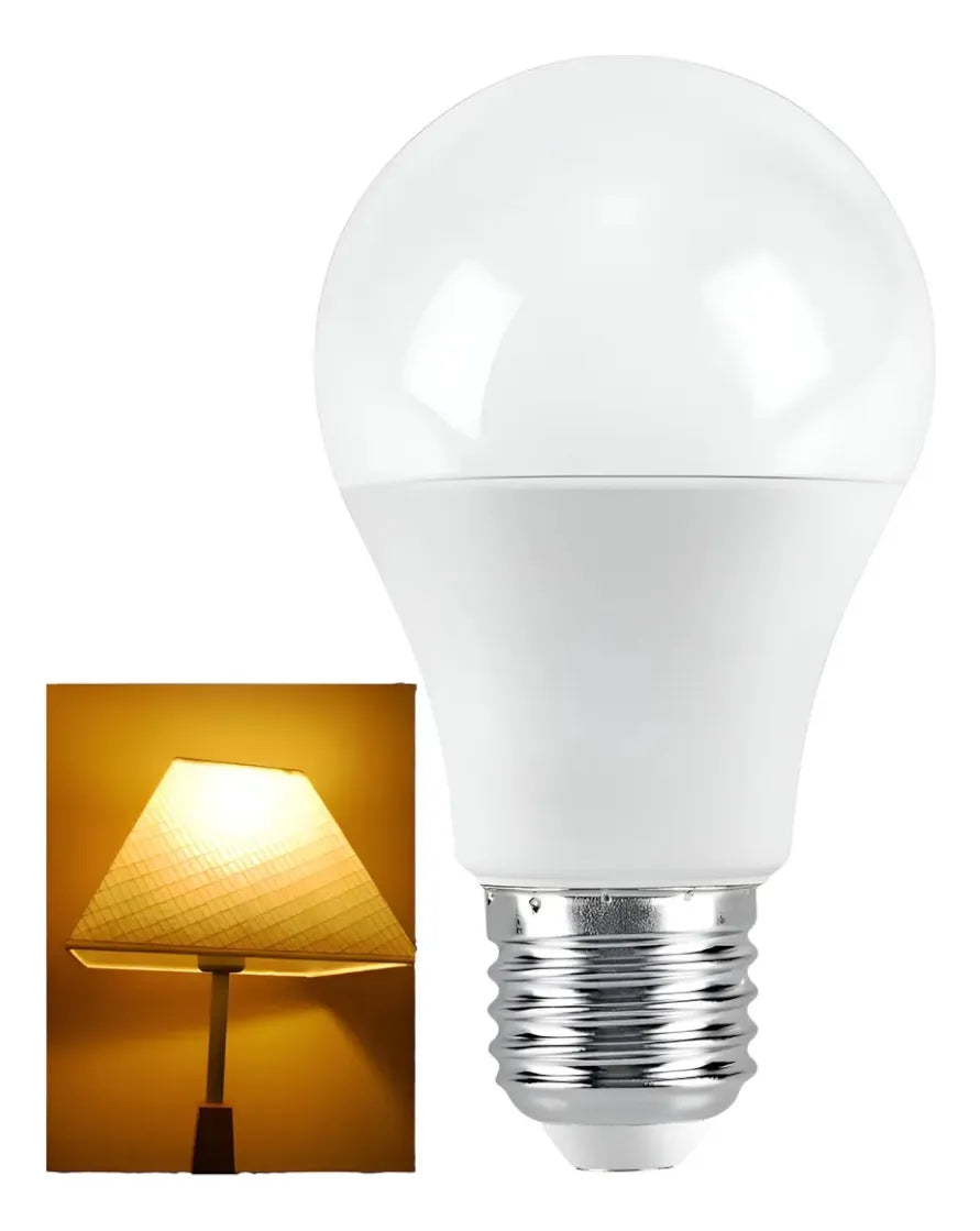 Lampara foco led con sensor de luz y movimiento