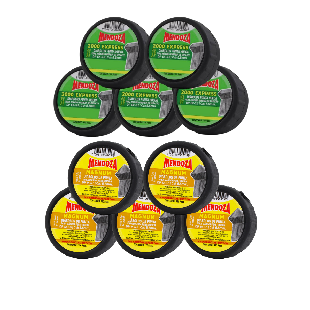 5Pack diábolo Mendoza 5.5
