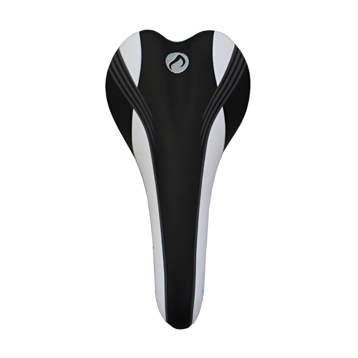 Asiento para bicicleta de montaña MTB negro/blanco