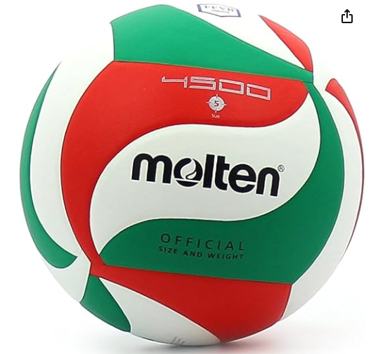 Molten V 5 M 4500 Voleibol Blanco-verde-rojo