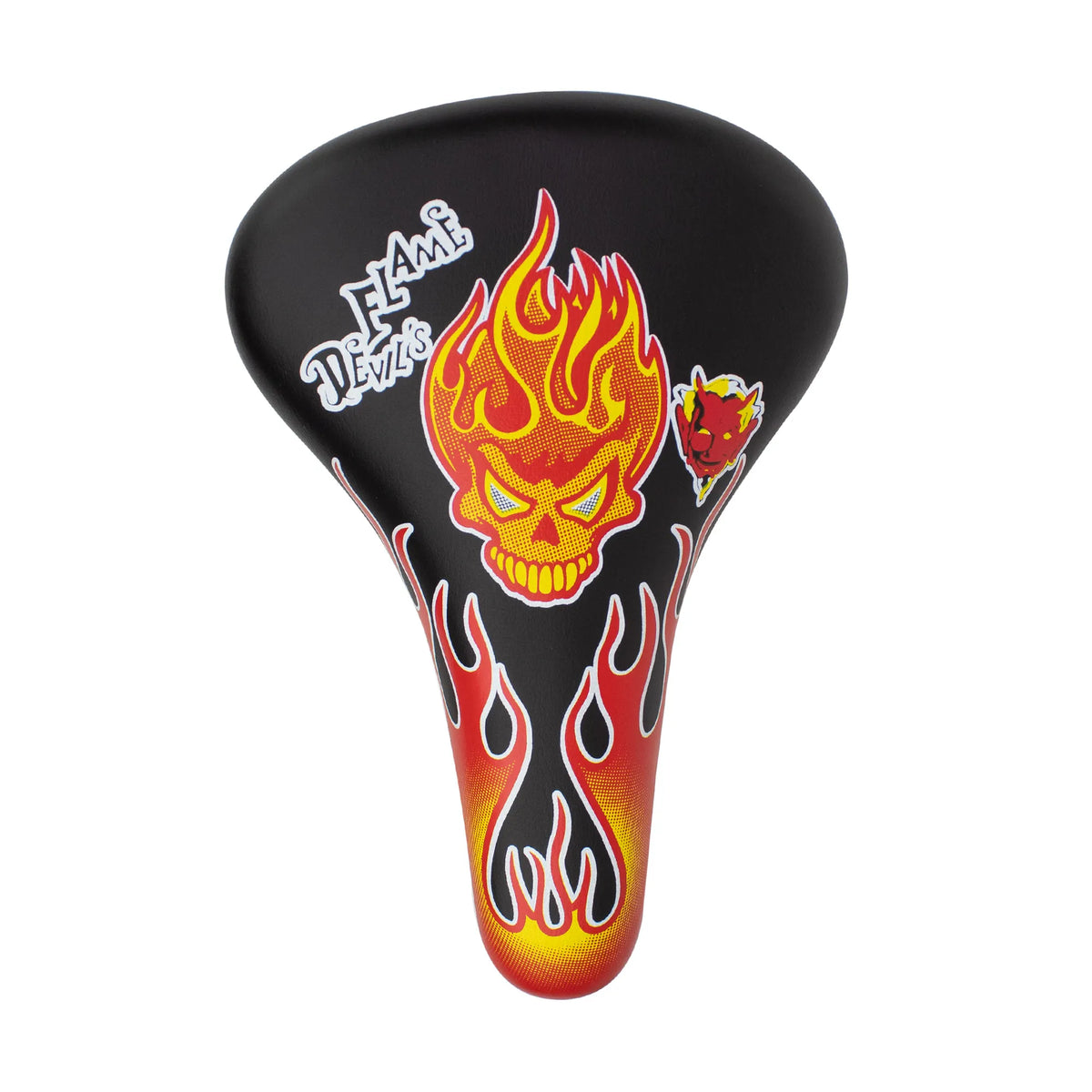 Asiento Infantil para Bicicleta BMX "Skull Flame 2" (Diseño Flamas)