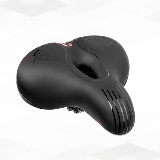 Asiento Ergonómico y Antiprostático para Bicicleta Urbana Mariluz WL-191E-6 (Negro / Rojo)