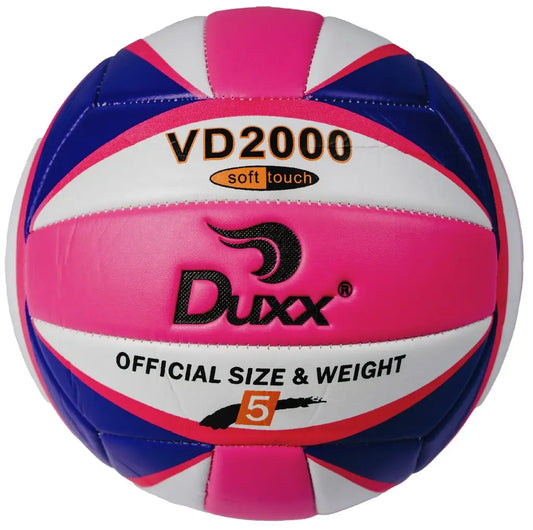 BALON VOLLEY BALL DUXX PVC #5 ROSA/BCO IMP 0232-6