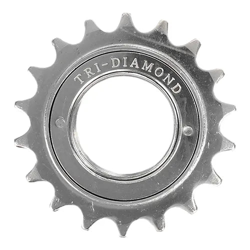 Rueda Libre para Bicicleta 18 Dientes (1 Paso / Monovelocidad) Fullball Cromada – Tri-Diamond