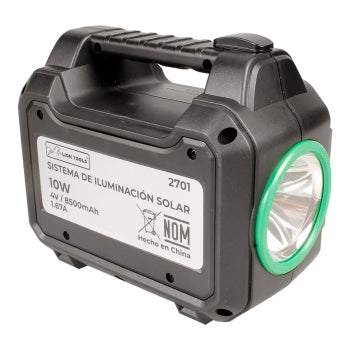 Sistema de Iluminación Solar Portable todo en uno