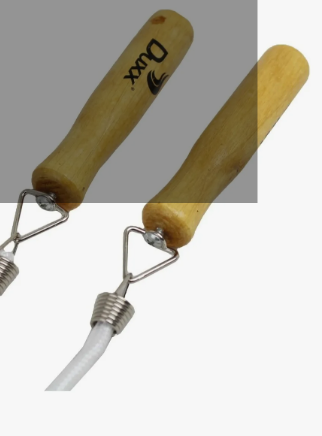 cuerda para saltar madera