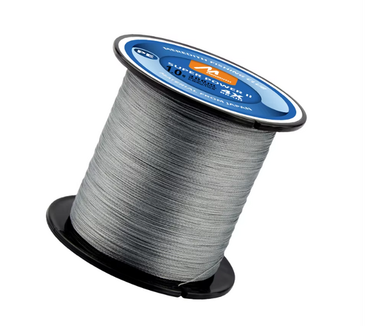 Línea de Pesca Trenzada MEREDITH - 4 Hebras / 0.26mm / 12.7kg / 300m (Gris)