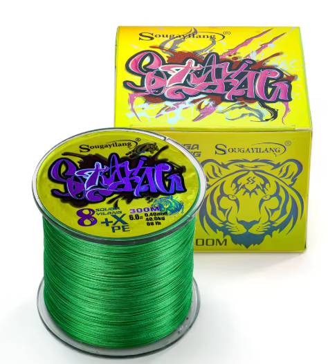 Línea de Pesca Trenzada Sougayilang 8+X PE - 4.0# / 0.32mm / 41LB / 300m