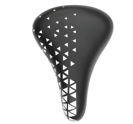 Asiento para bicicleta R12 21 x 15 cm negro-blanco
