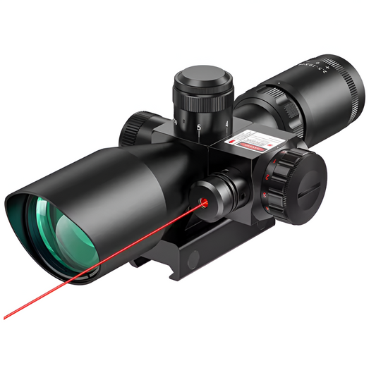 Mira telescópica con laser 2.5-10*40E