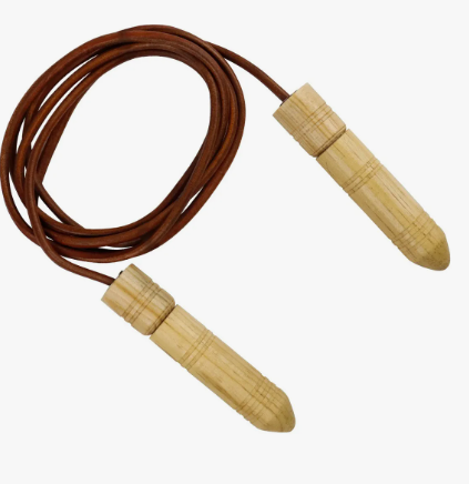 CUERDA PARA SALTAR de piel con balero