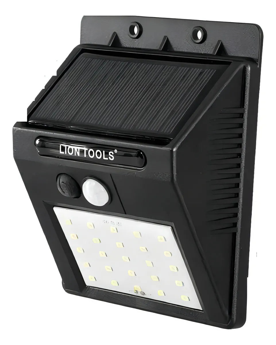 Arbotante solar 150 lúmenes  con sensor de movimiento