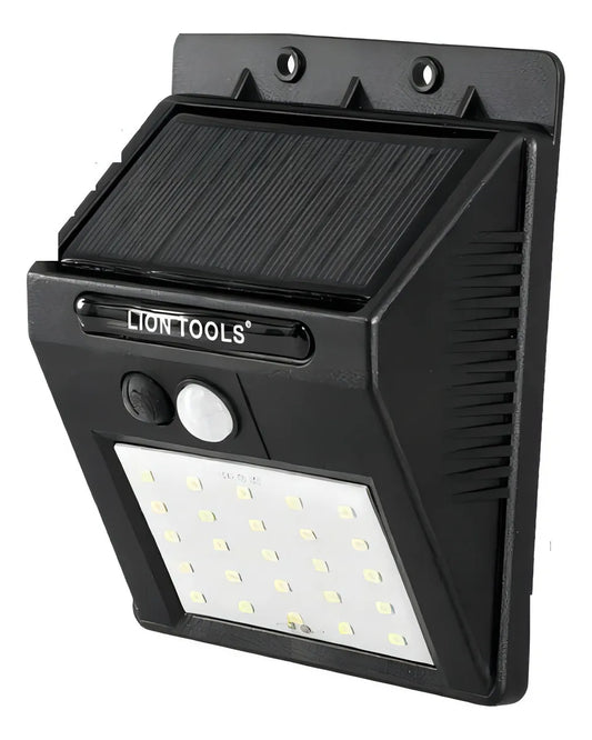 Arbotante solar 150 lúmenes  con sensor de movimiento