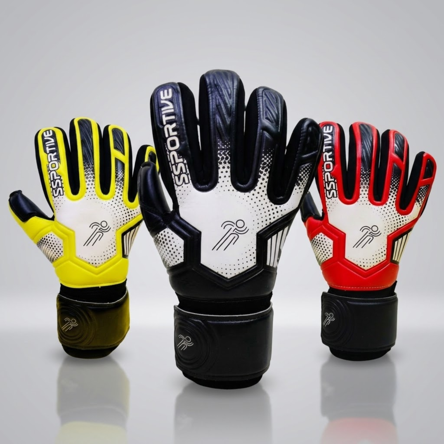 Guantes de Portero Profesional SSPORTIVE con Varilla de Protección