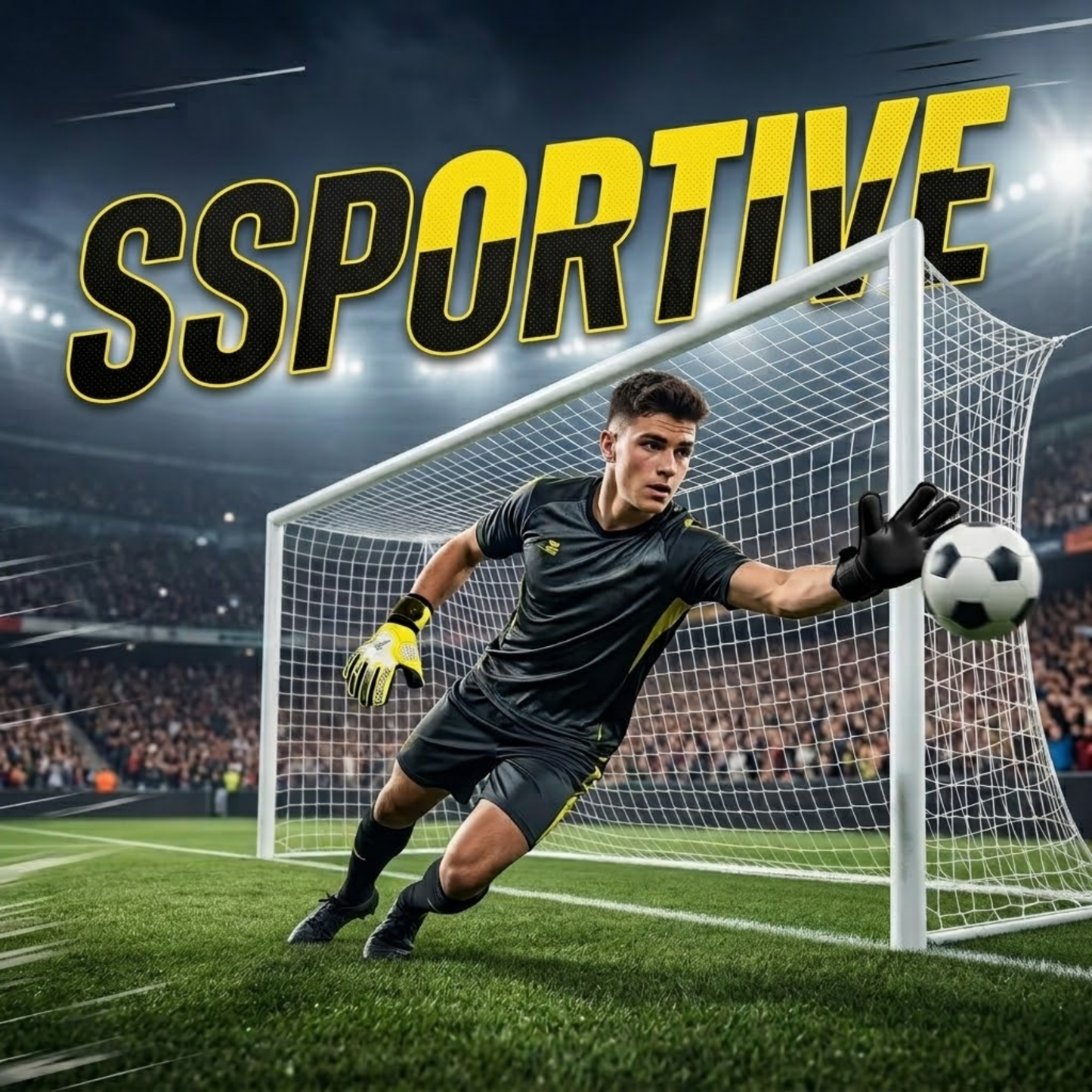 Guantes de Portero Profesional SSPORTIVE con Varilla de Protección