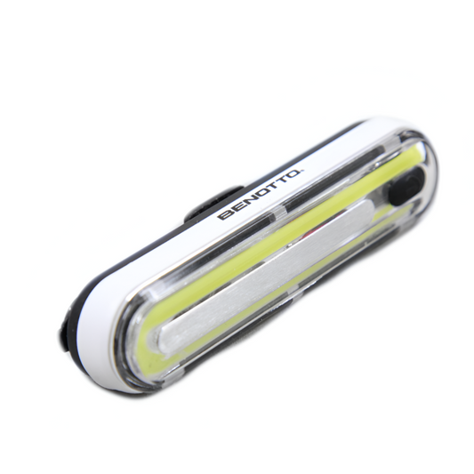 Luz BENOTTO Urbano Delantera USB 240Lumens (3.7V) 8xFunciones Negro JY-6085F