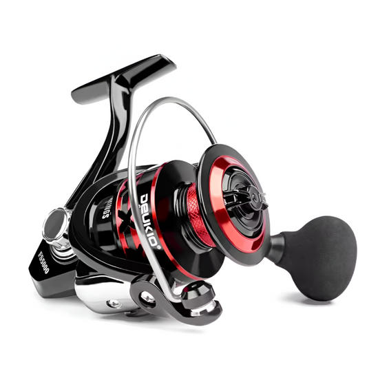 Carrete DEUKIO FS7000 negro/rojo
