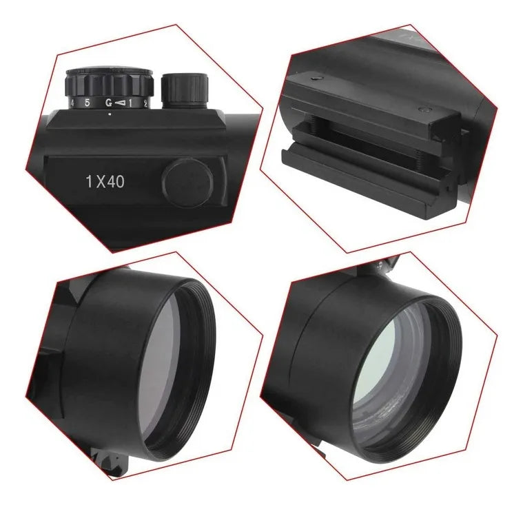 MIRA TÁCTICA RED DOT 1X40 PUNTO ROJO
